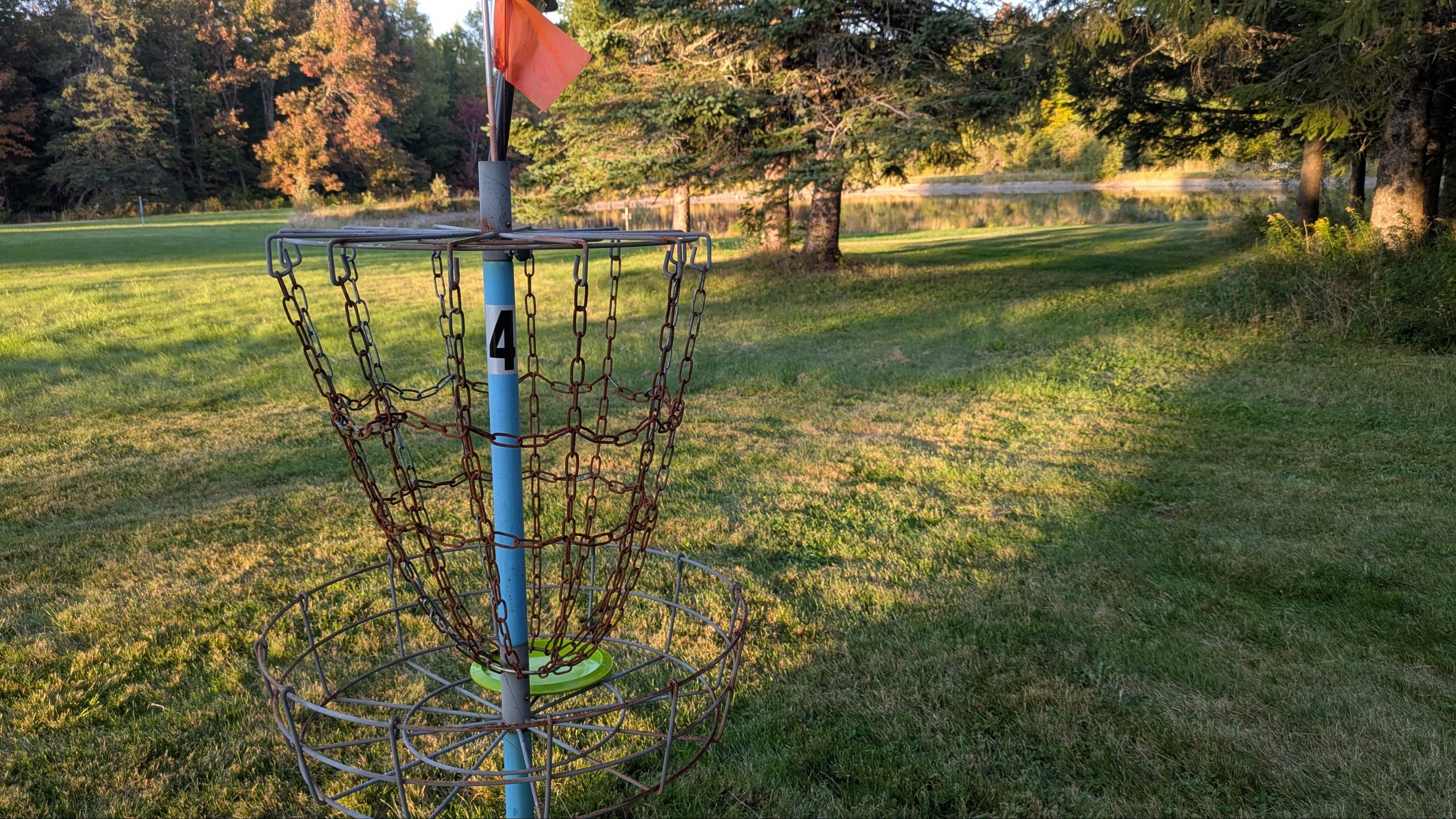 Hole 4 target