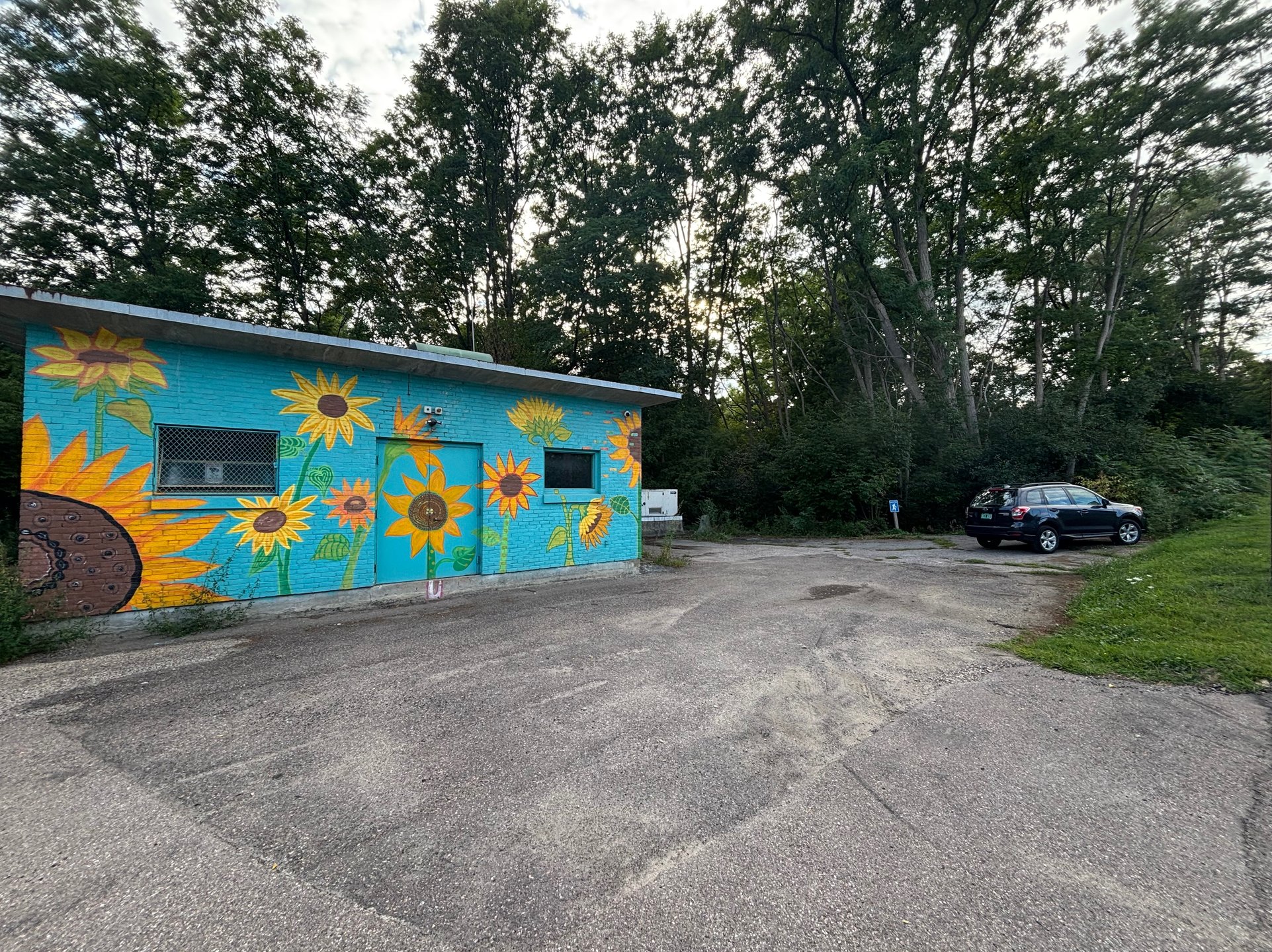 Parking during school hours location, Pump station at 375 Hinesburg Road.