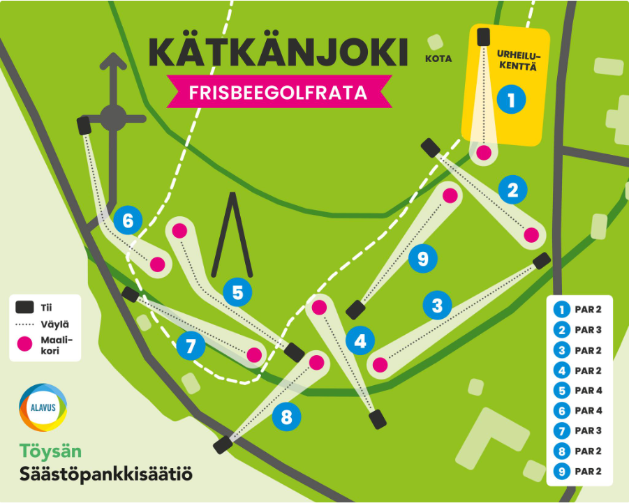 Ratakartta / Course map