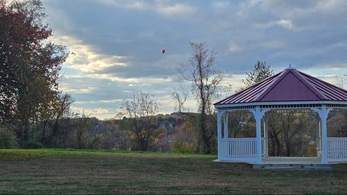 Gazebo between 8 and 9