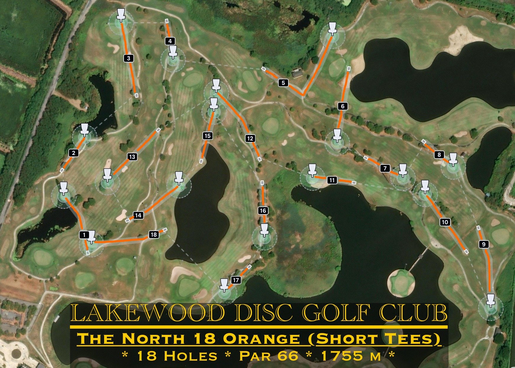 The North 18 Orange Course (Short Tees)