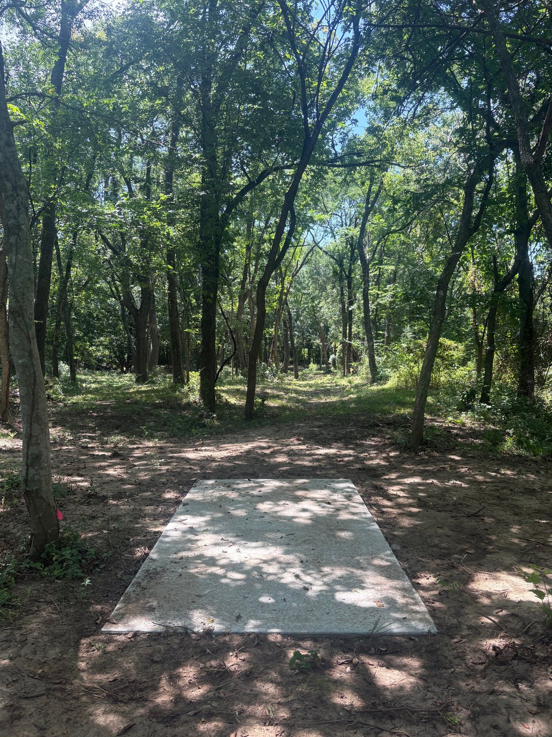 Hole 16 tee offers a little reprieve from the utility shots and gives you a nice little orthodox RHBH/LHBH....or does it?  