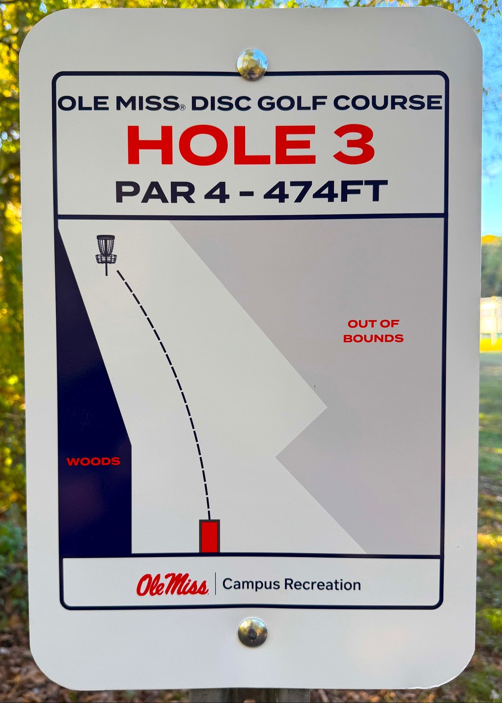 Hole 3 Sign