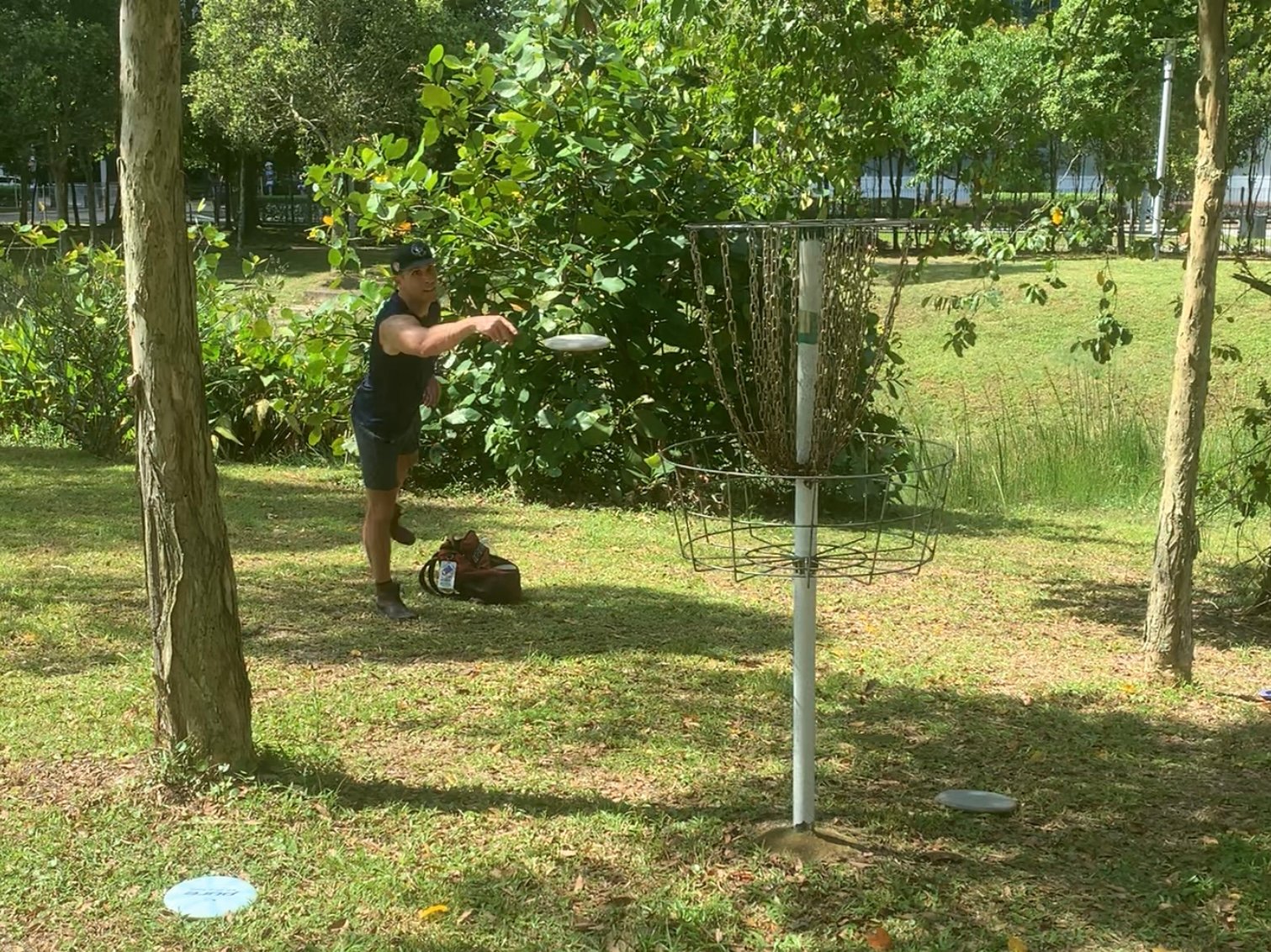 Course designer Eric Grover birdies 9