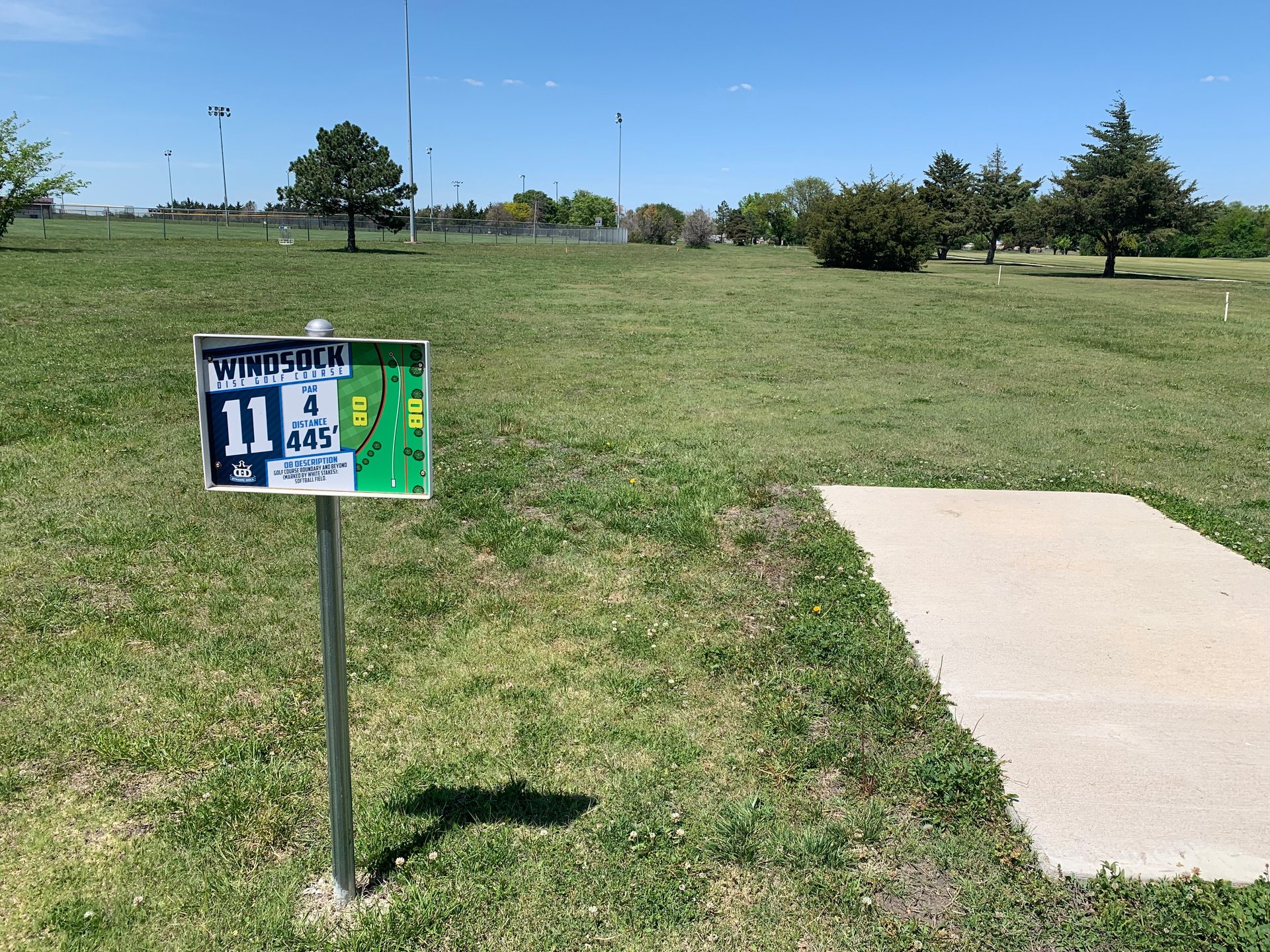 Hole 11 tee.