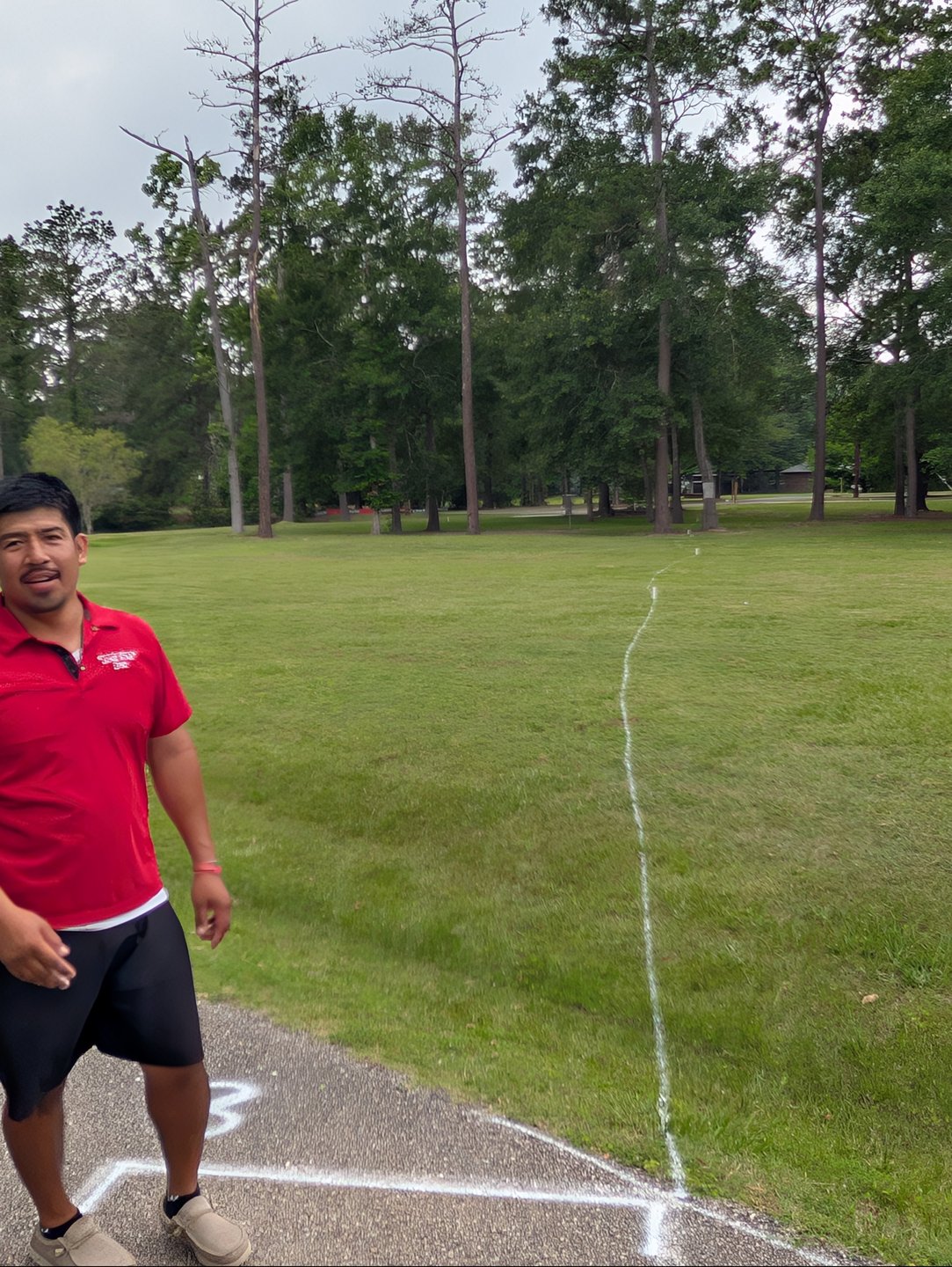 Hole 8's Tee with Fredy Meza