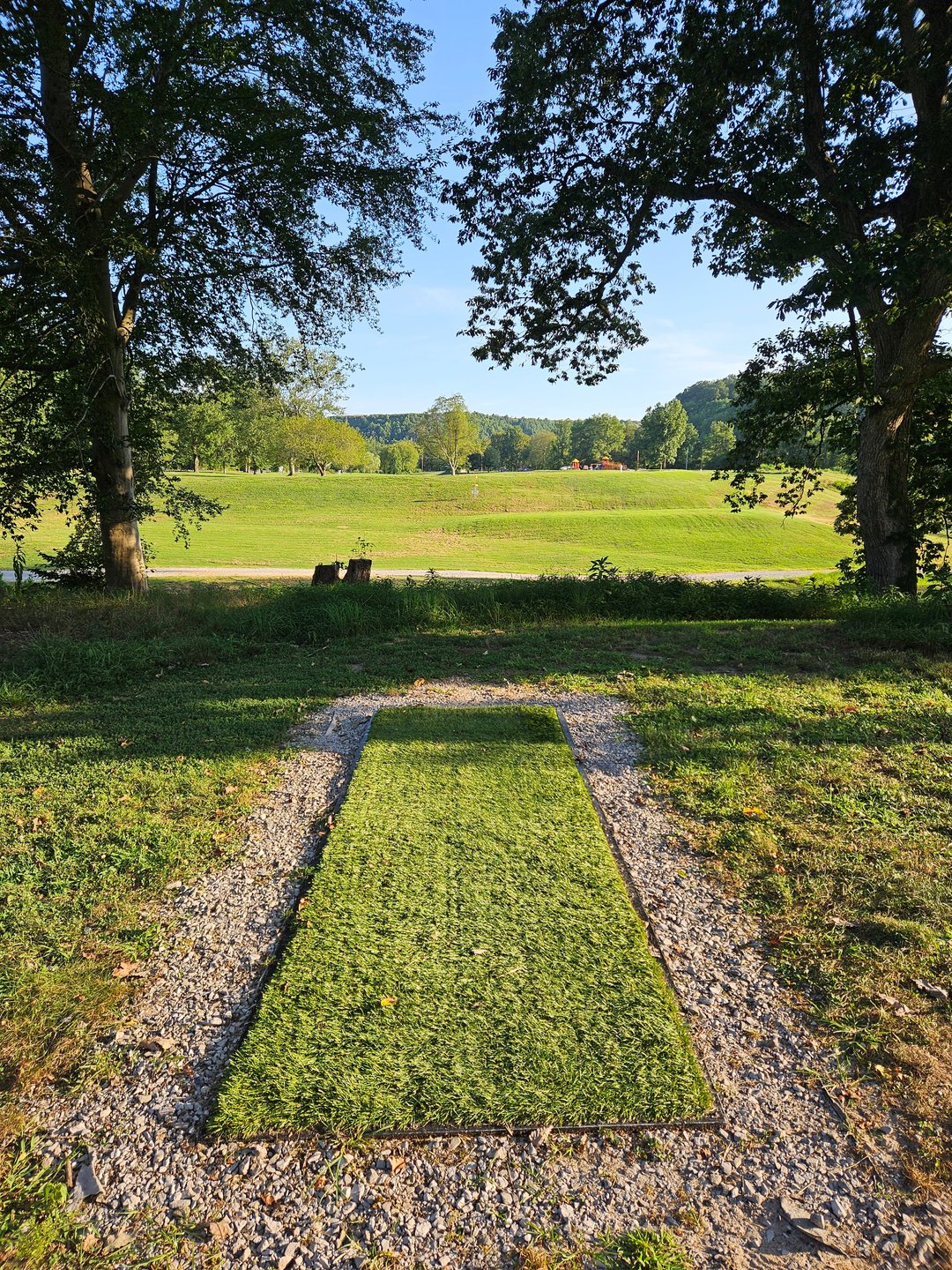 Short Tee Pad. Short Basket Straight, Long Basket Straight then Left.
