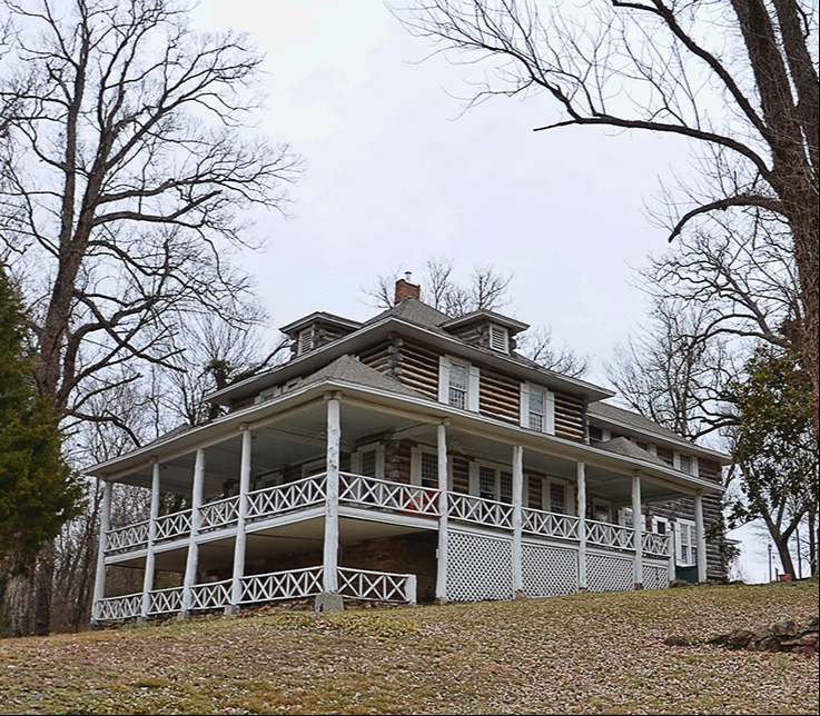 Rabbit Foot Lodge. Center point of the course