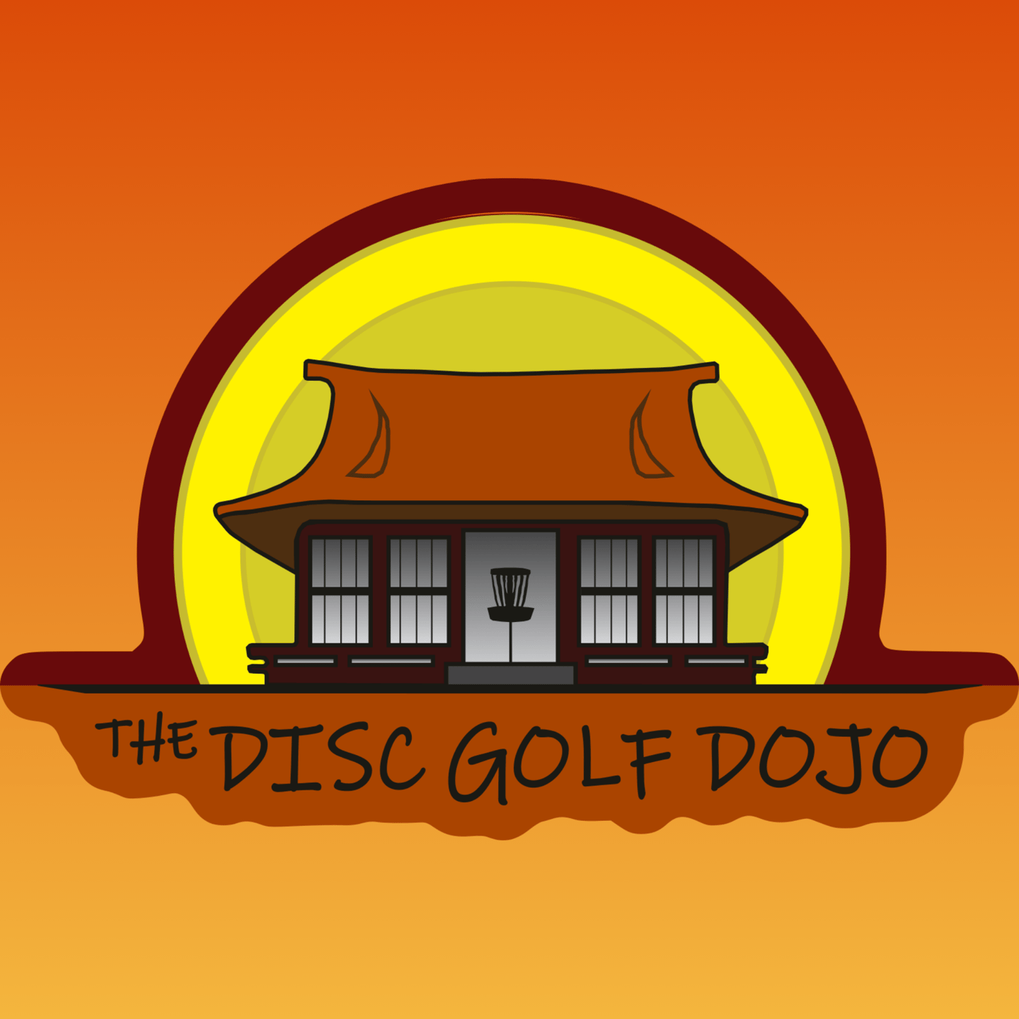 The Disc Golf Dojo logo
