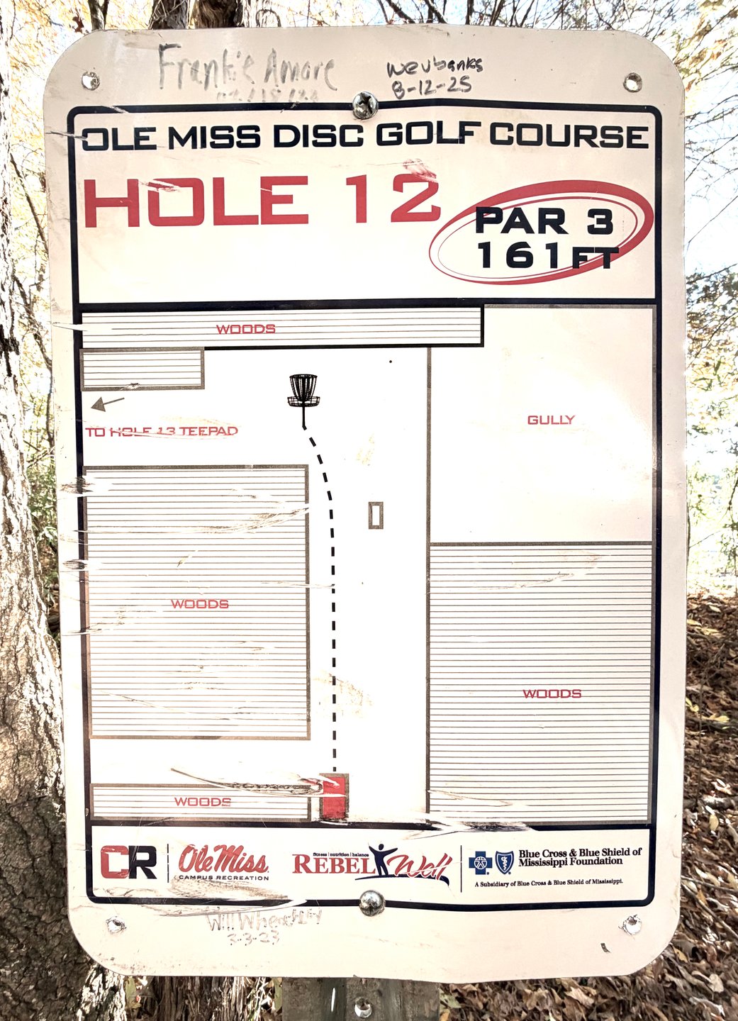 Hole 12 Sign