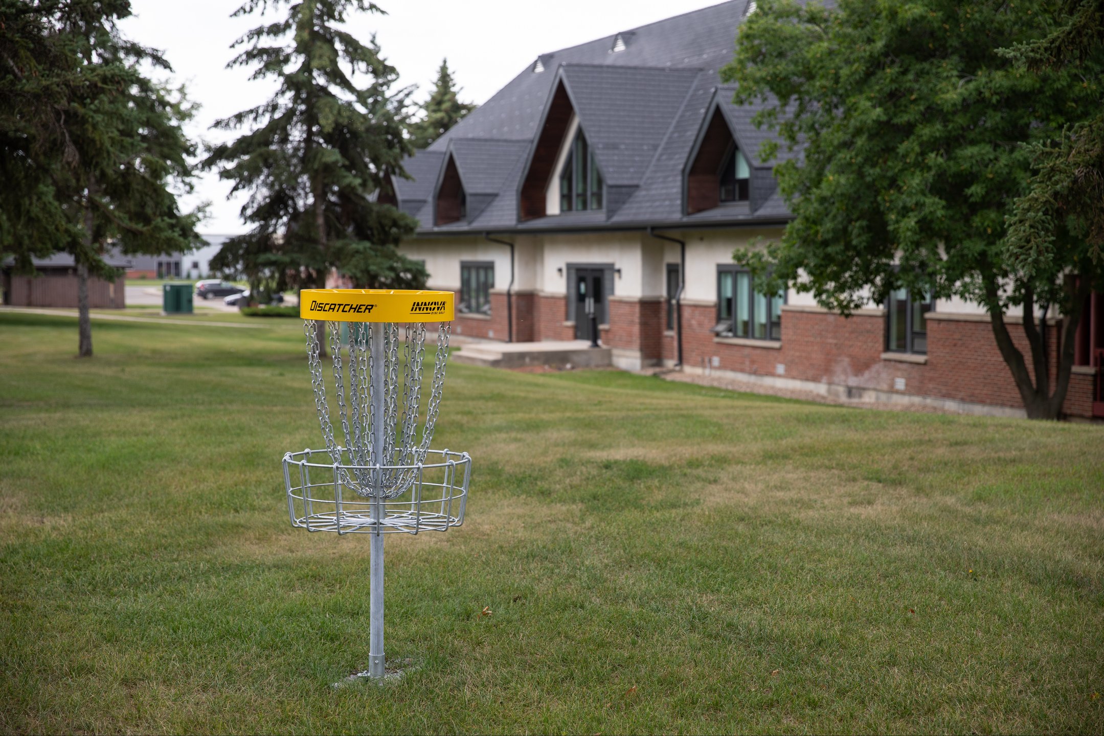 Hole 9's basket
