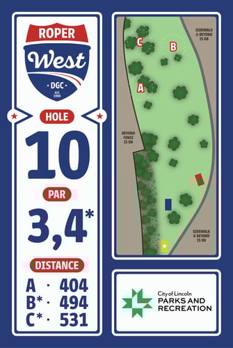 Roper West - Tee sign example