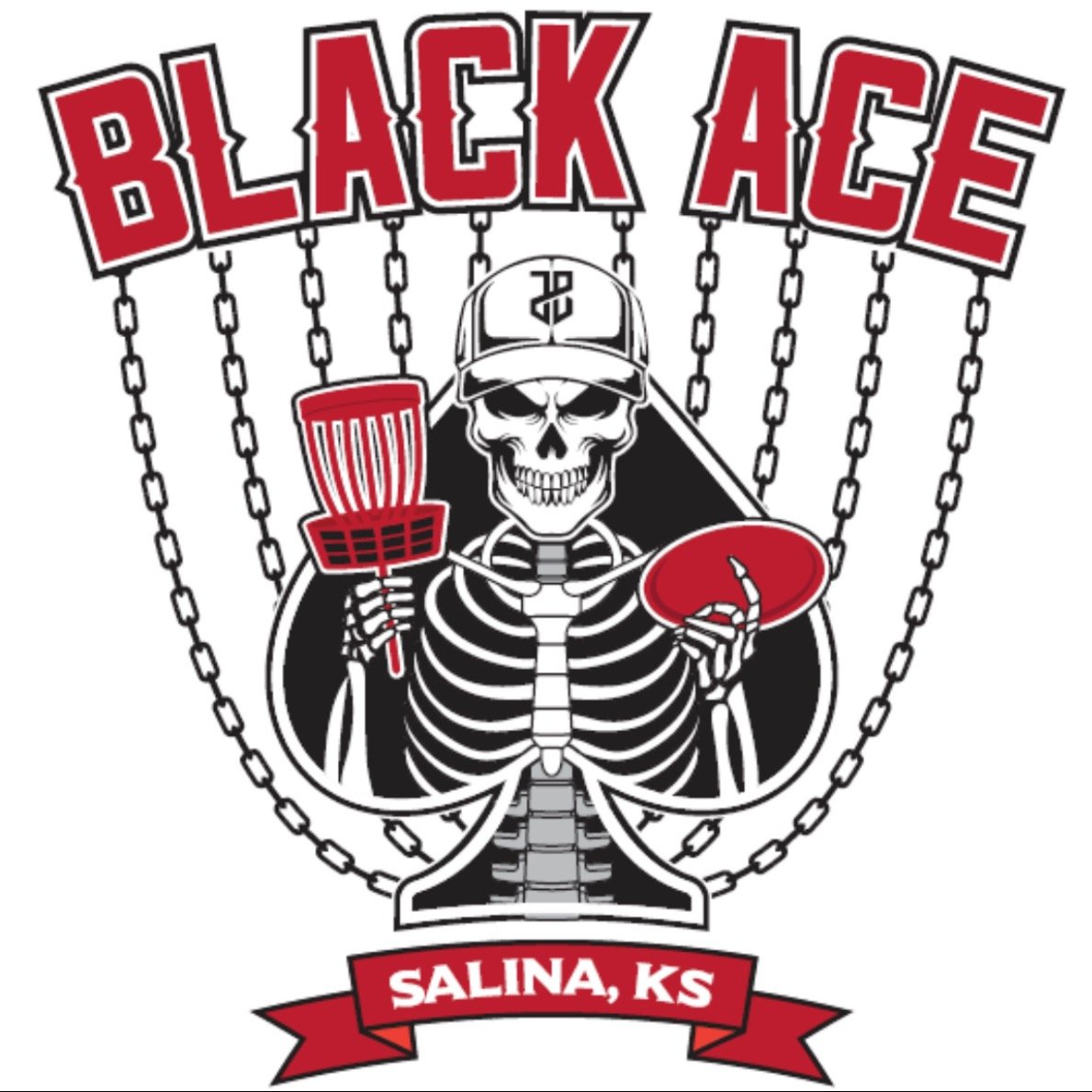 Black Ace Disc Golf logo