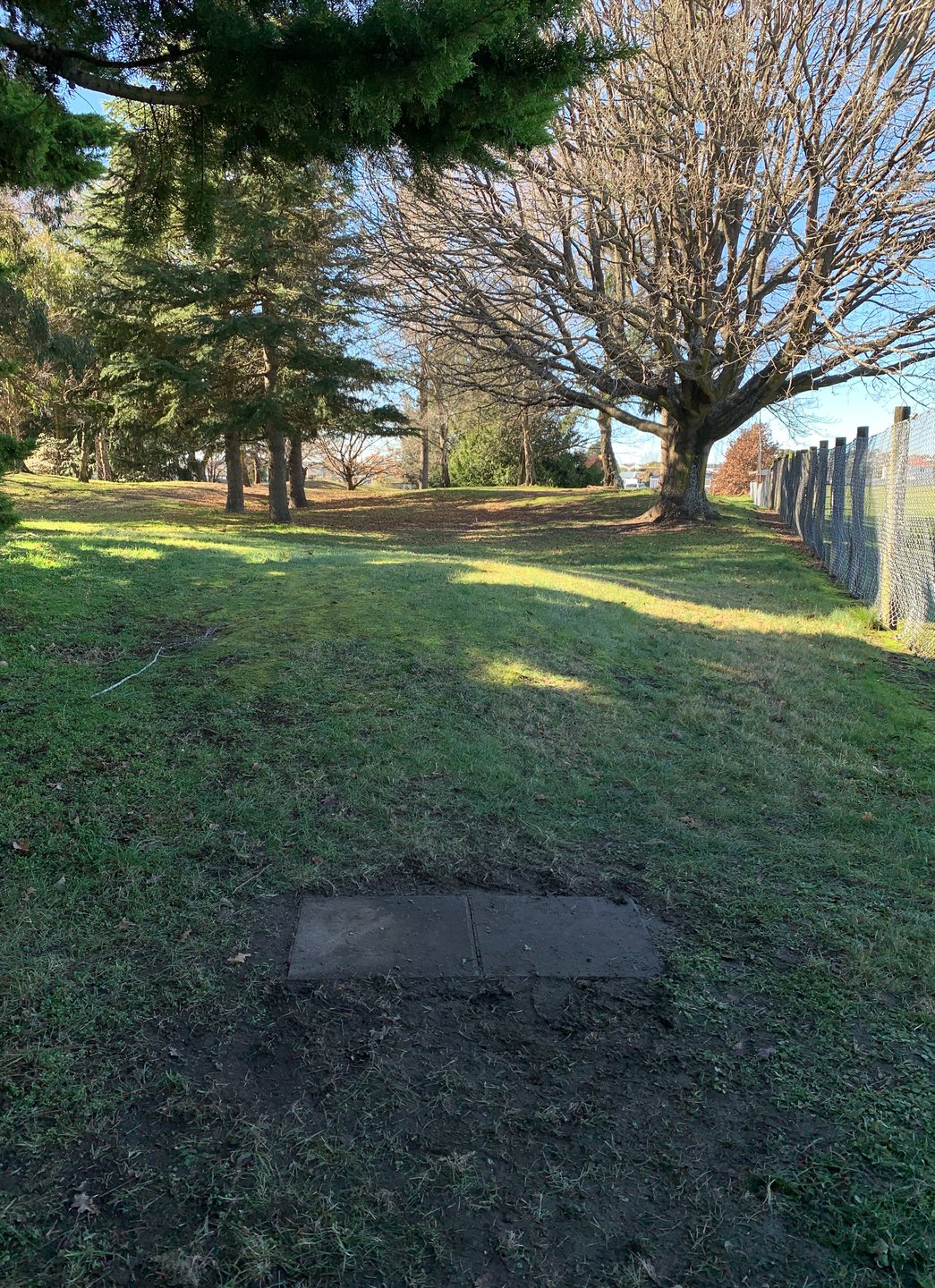 Hole 5 tee pad 