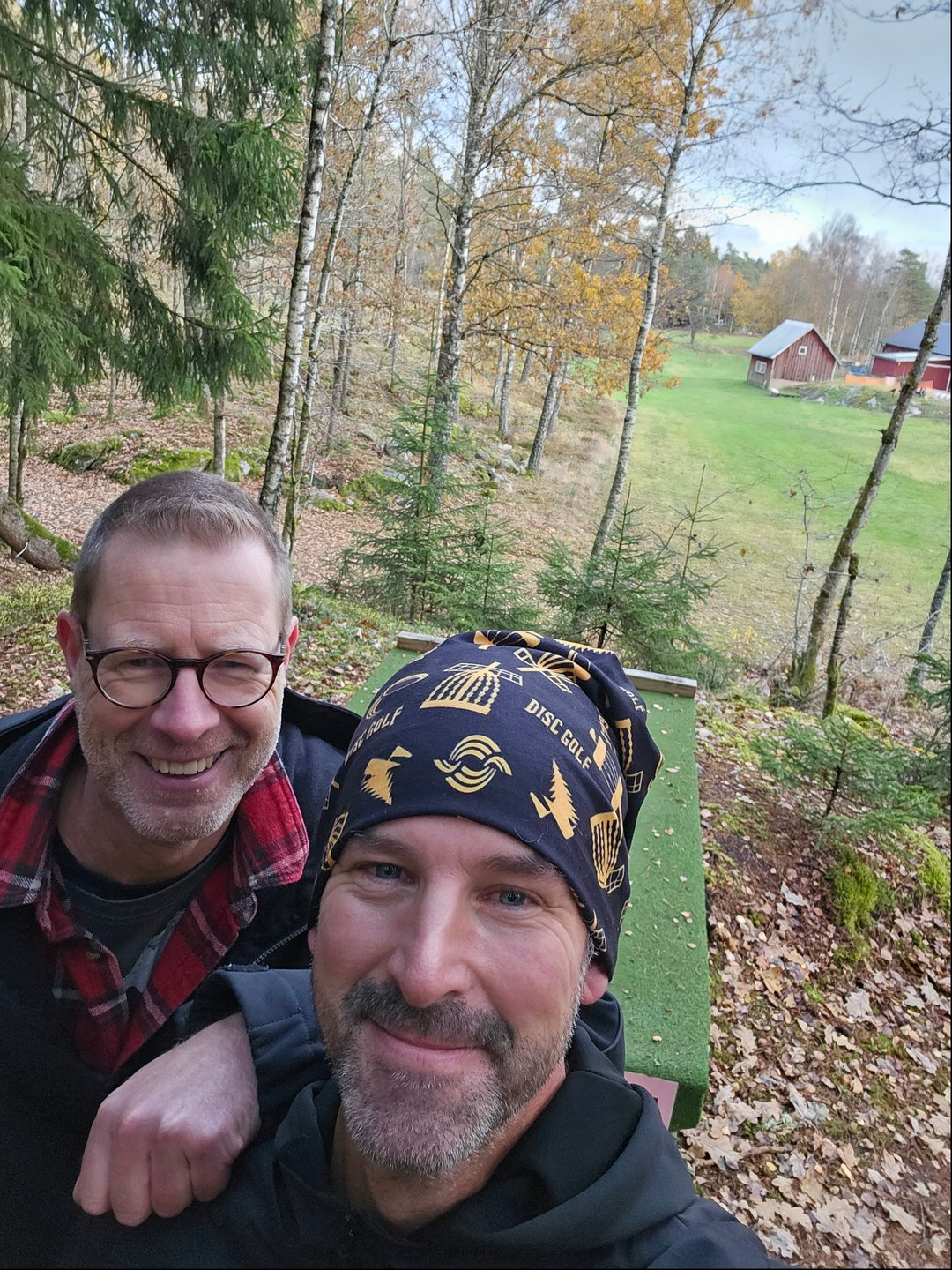 Jag och Lars Brückner på en trevlig höstrunda