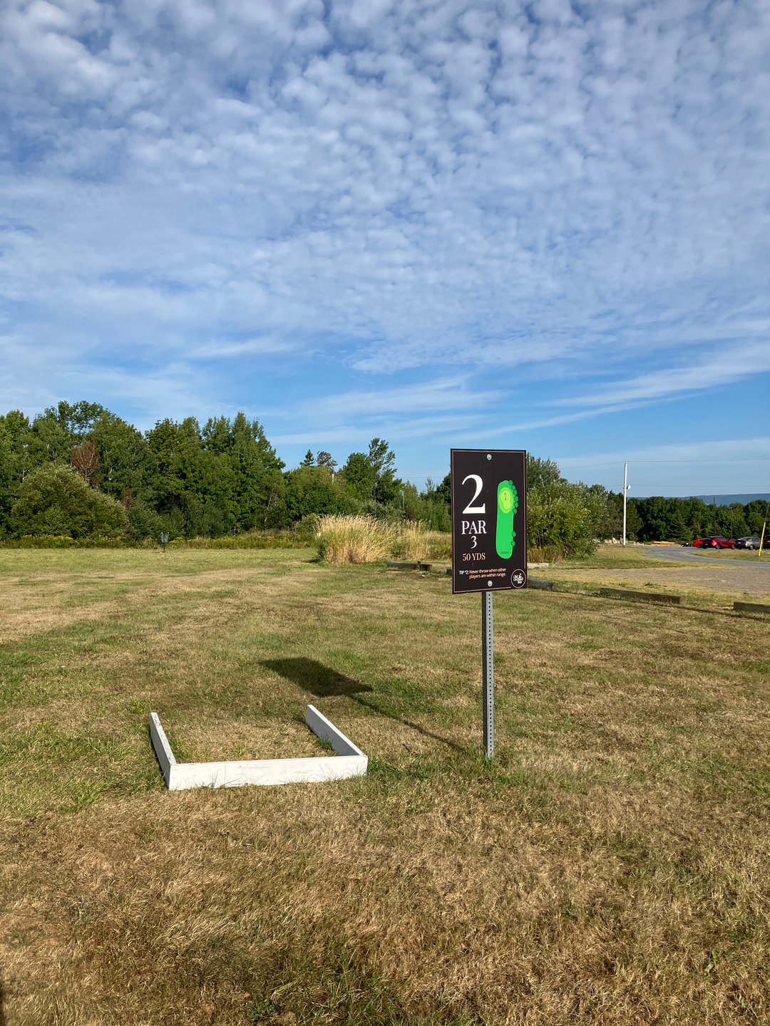 Hole 2 tee