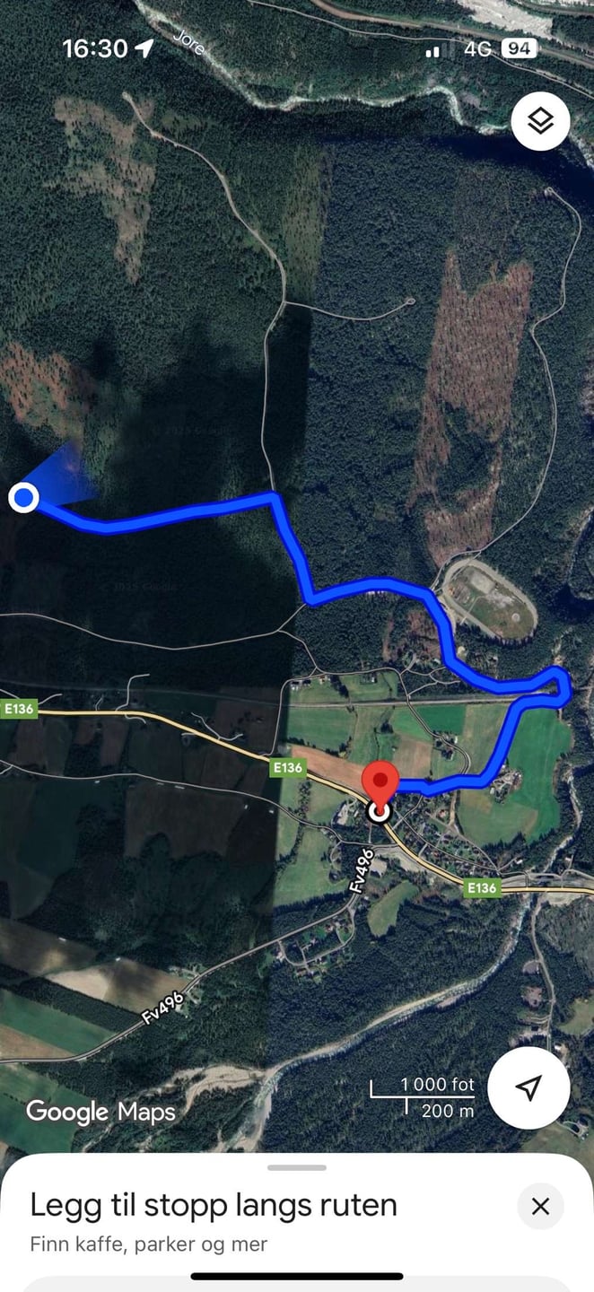 Det er kommet opp feil veibeskrivelse for brukere av google maps til banen. Det skal være rettet opp i men for å unngå å kjøre gjennom privat område så skal denne veien benyttes.
