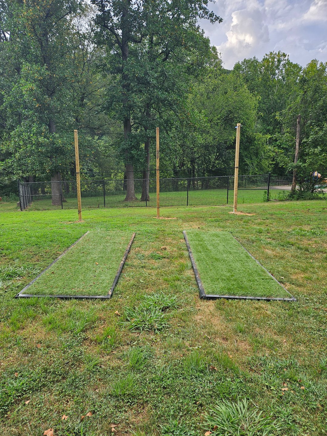 Warmup Area near Hole 1.