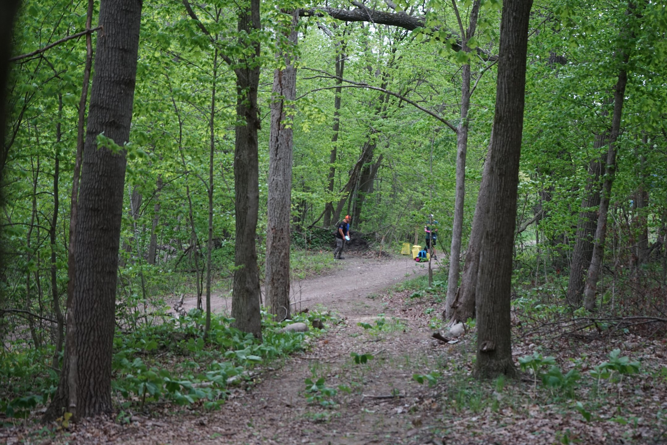 Hole 1 - First shots when course was ready to initially start playing! 