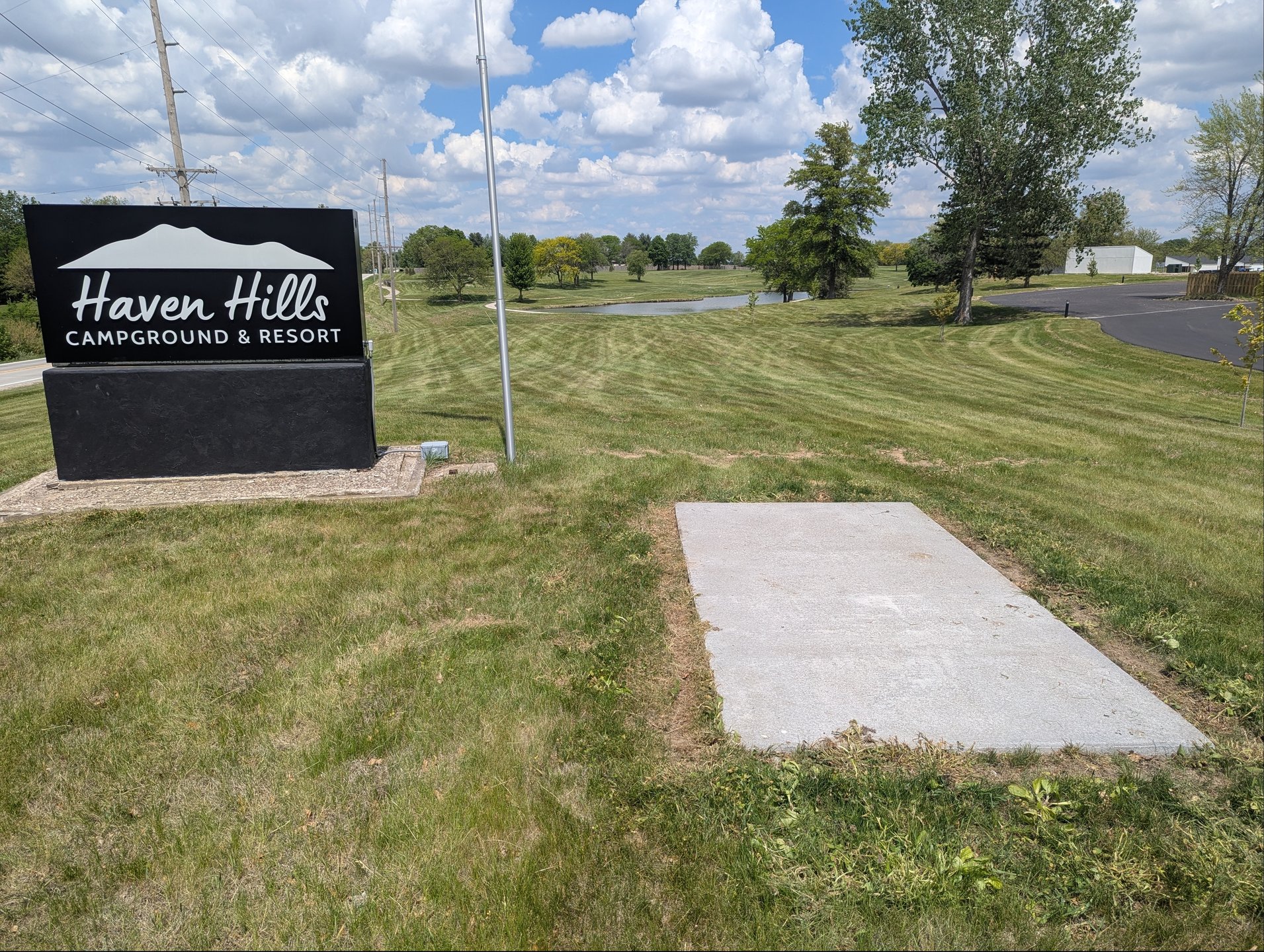 Hole 1 long tee