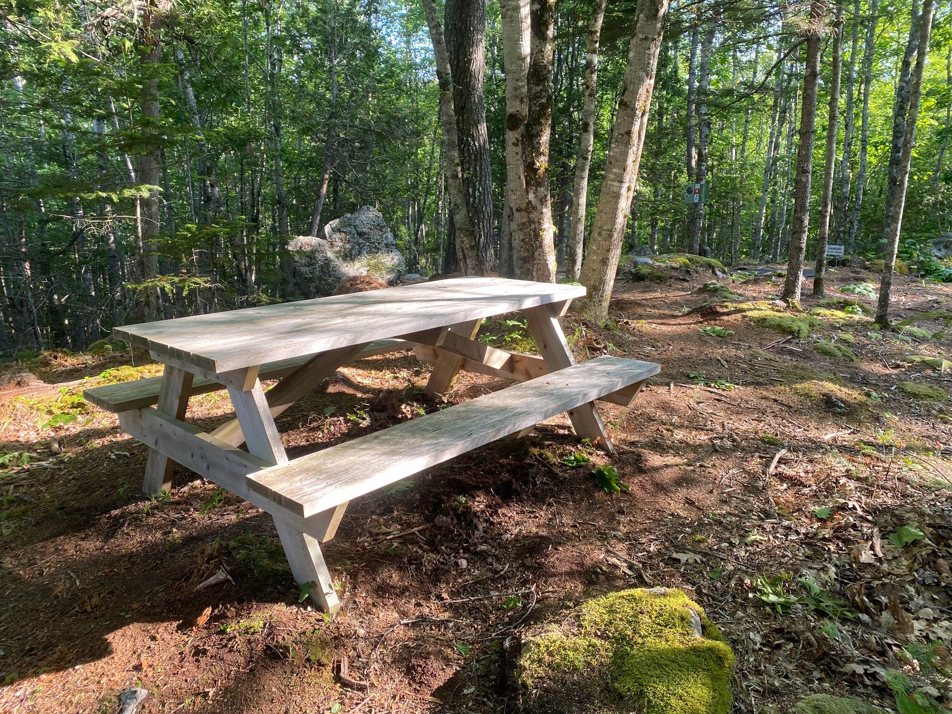 Picnic/View area between basket 8 and tee 9