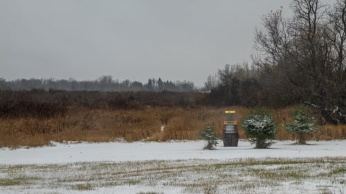 Our Big Barrel Basket on Hole 3 Long.