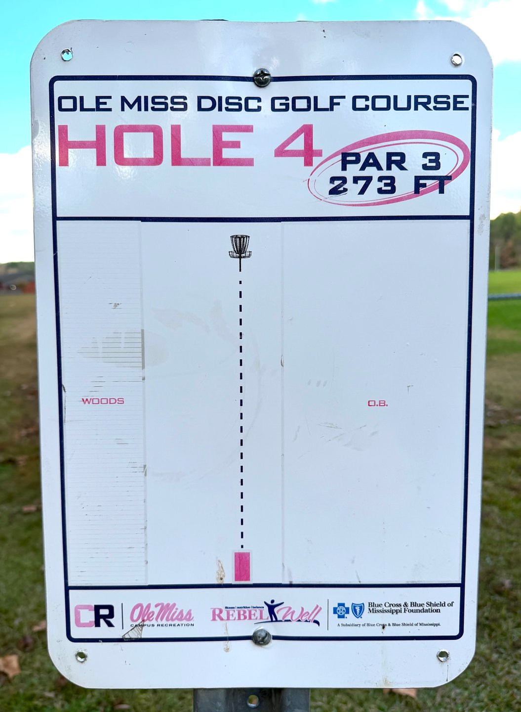 Hole 4 Sign