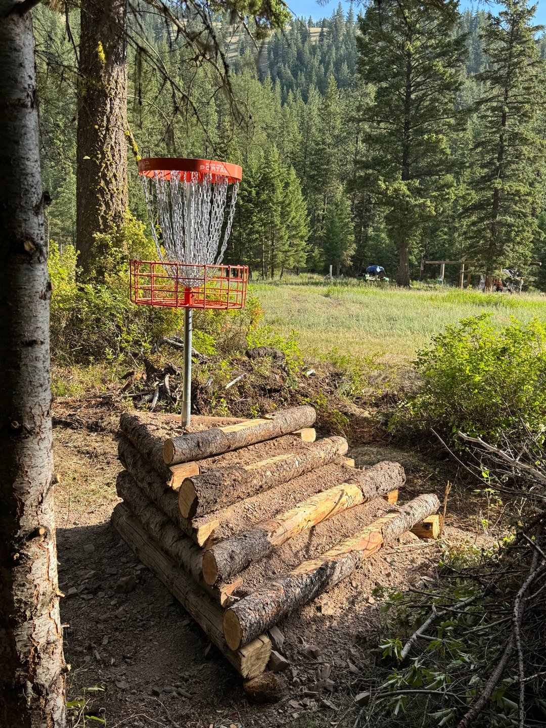 Elevated pin to finish your round! 