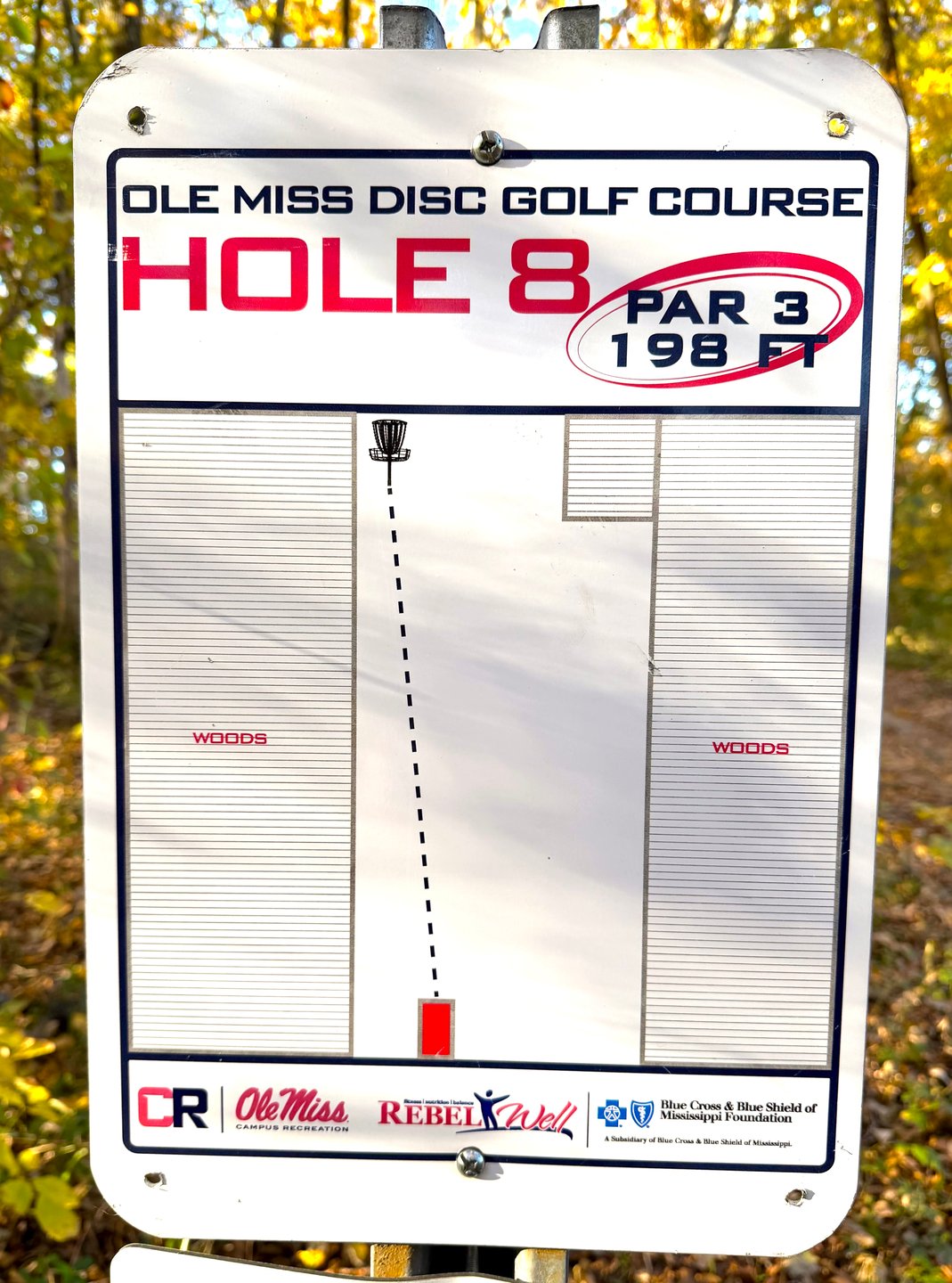 Hole 8 Sign