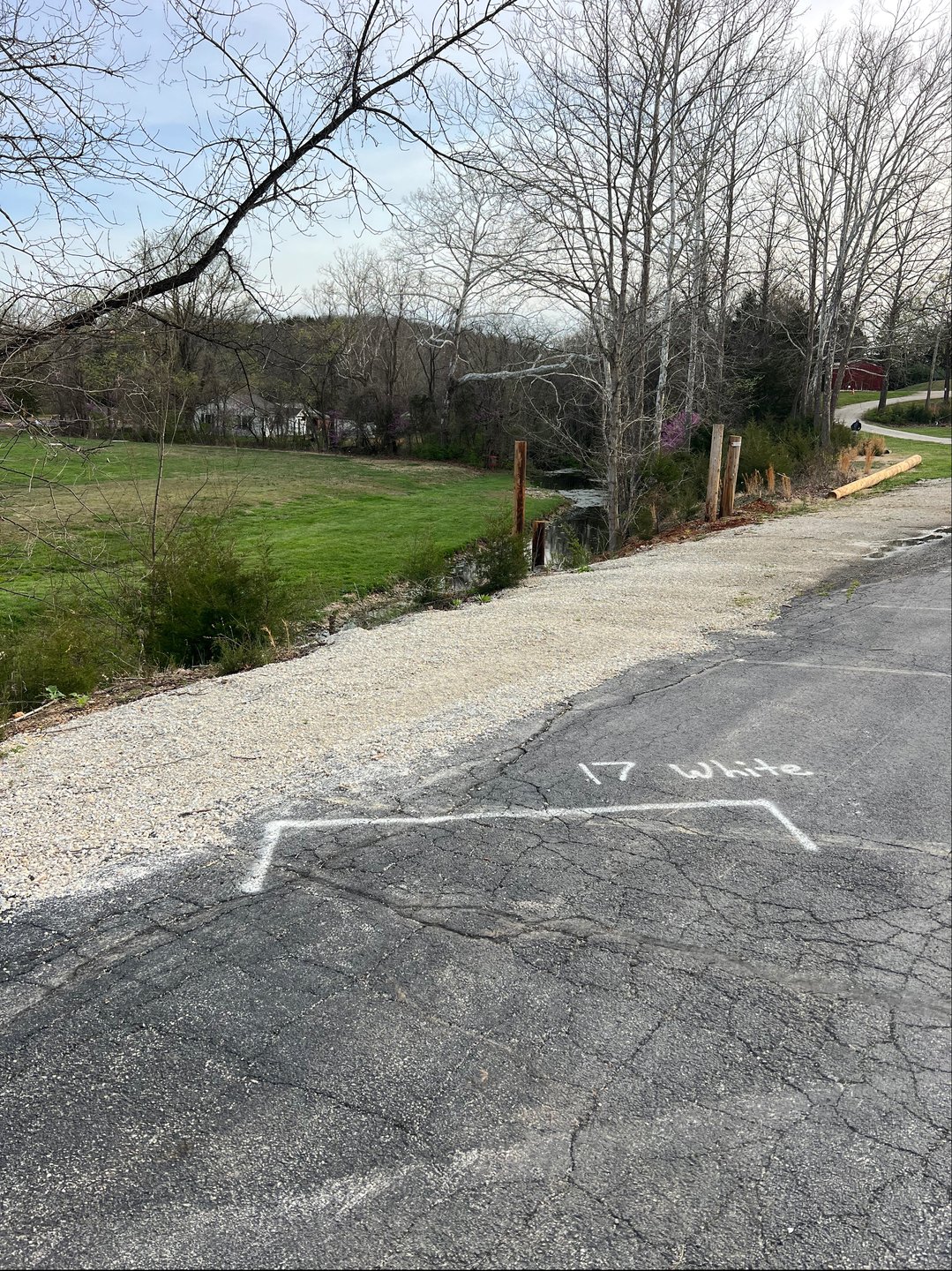 Hole 17 White (bridge under construction)