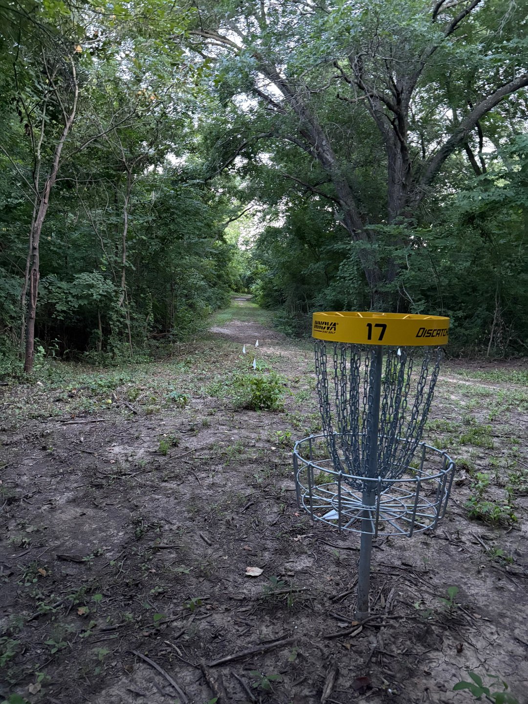 Looking back from the green.  I hope it didn't take you long to get here.  LOL