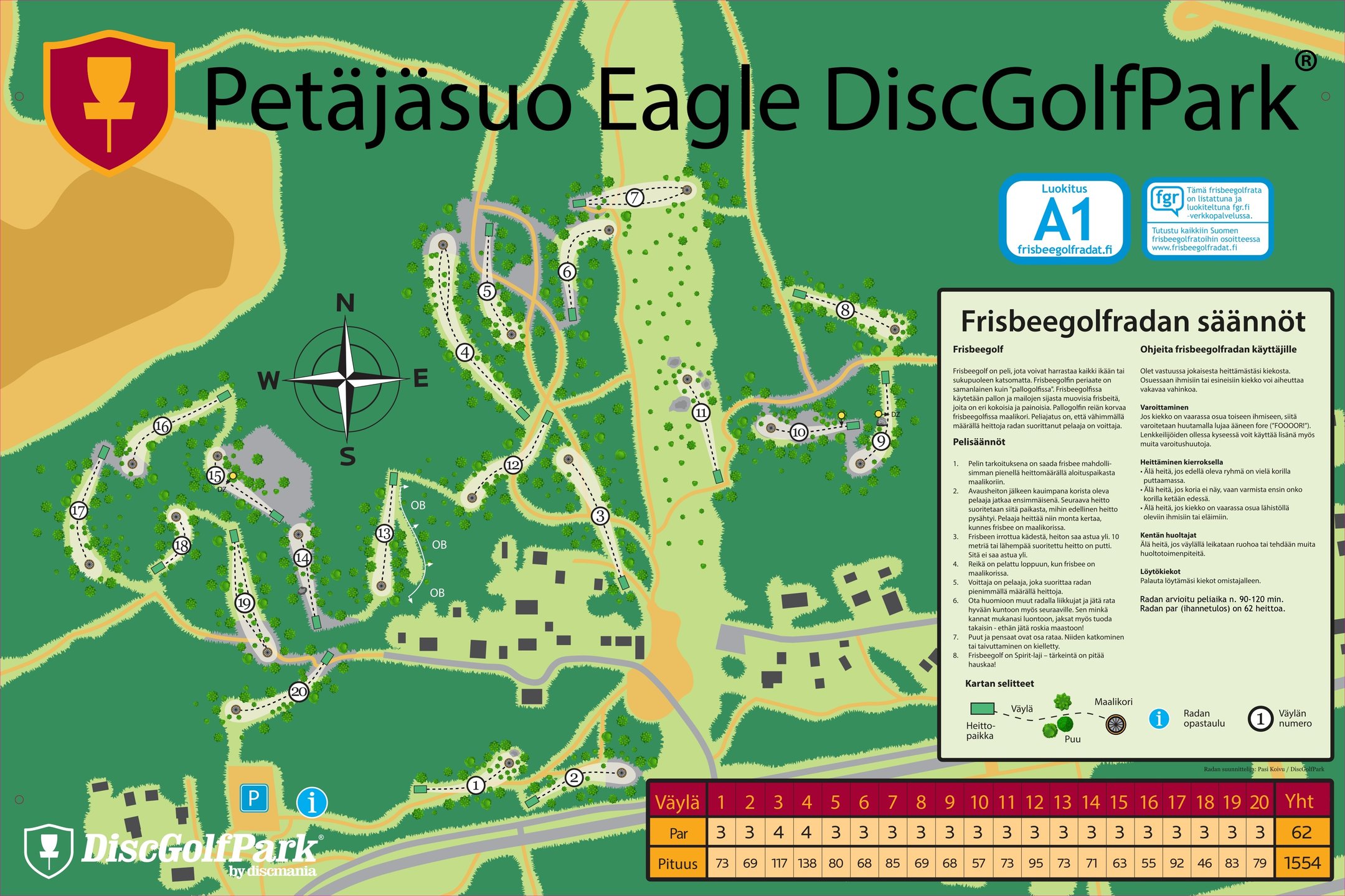 Petäjäsuon Frisbeegolfrata