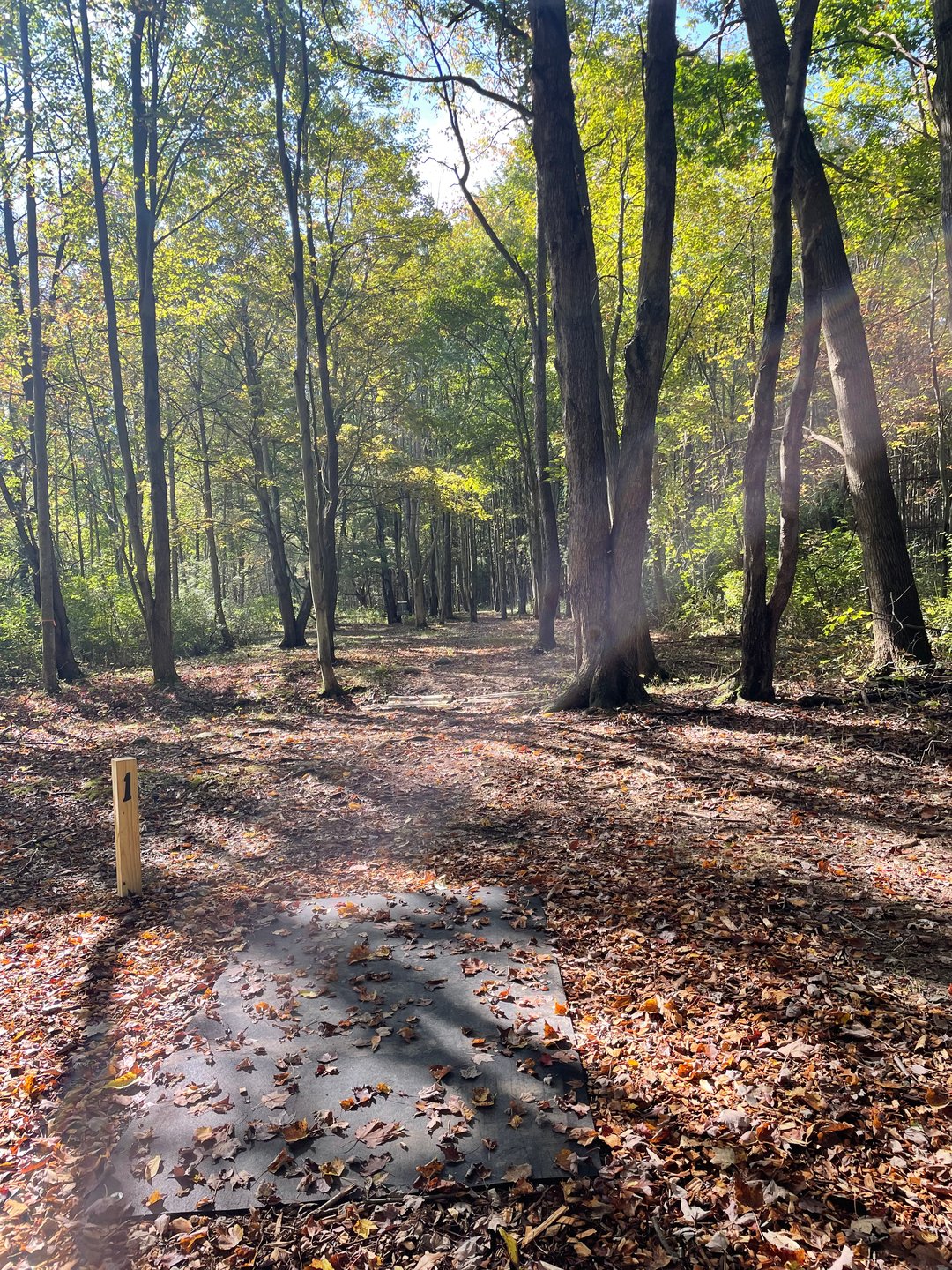 Hole 1, Tee. 