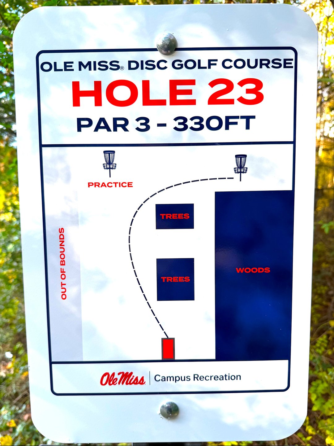 Hole 23 Sign