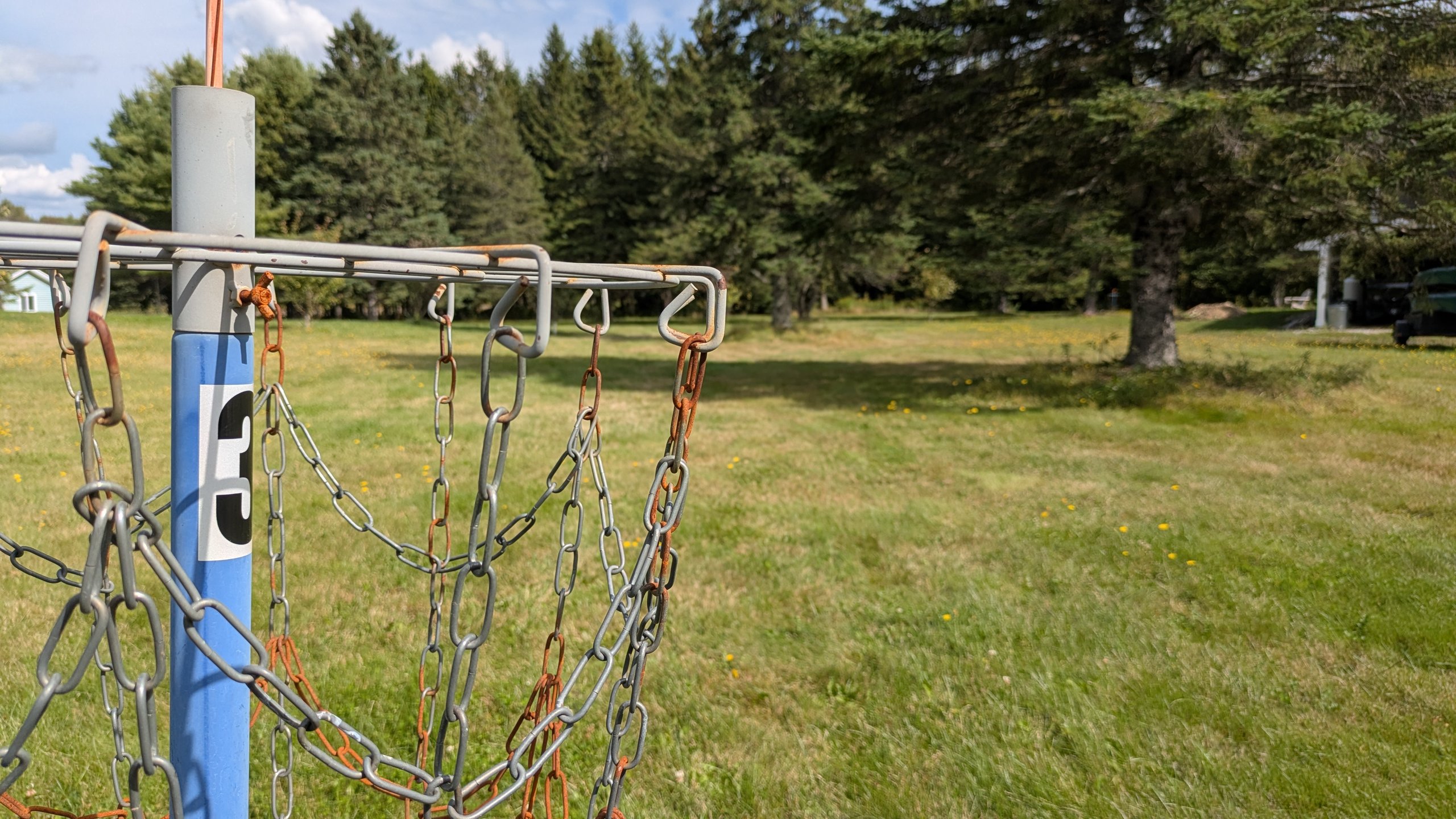 Hole 3 target