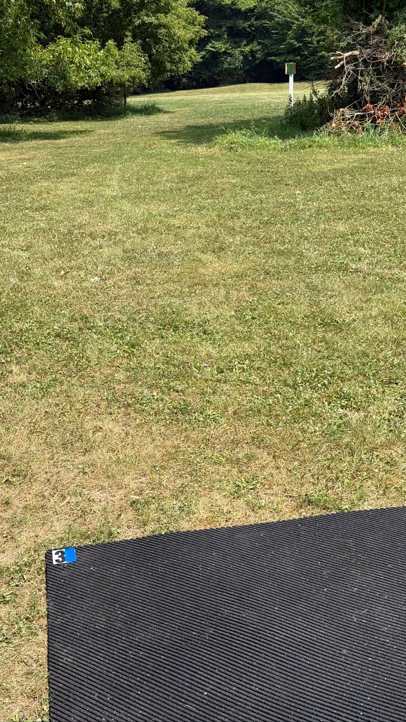 Blue (long) tee pad for hole 3