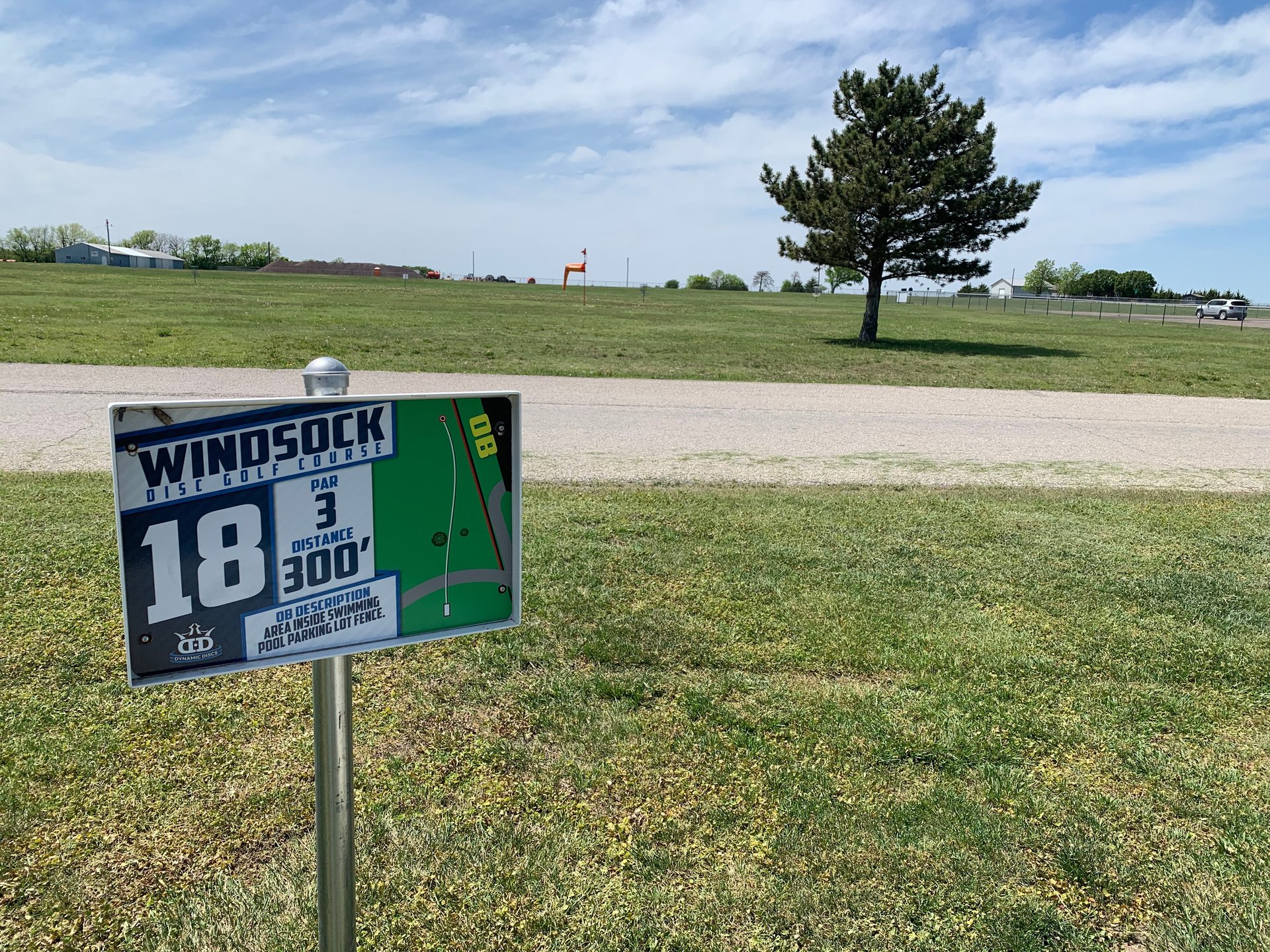 Hole 18 tee.