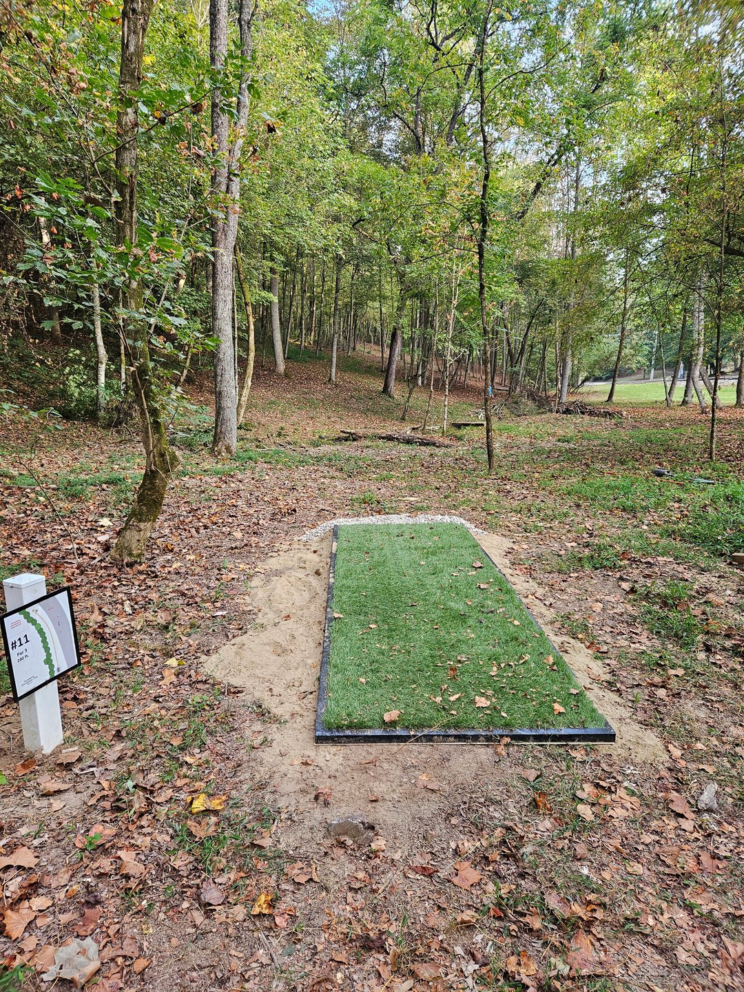 Hole 11 Short Teepad.