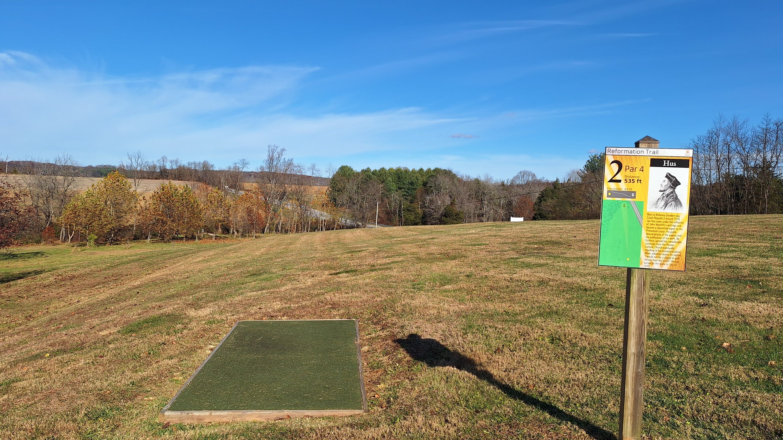 Hole 2 Tee Box and Fairway