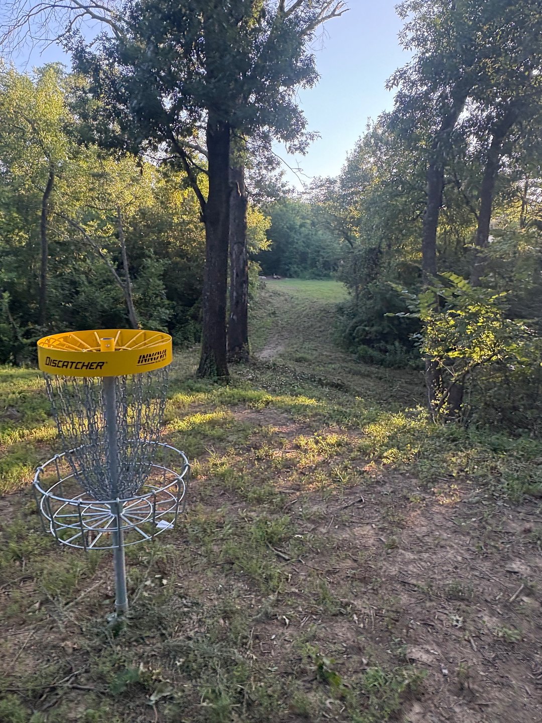 Looking back from the treacherous hole 7 green. 