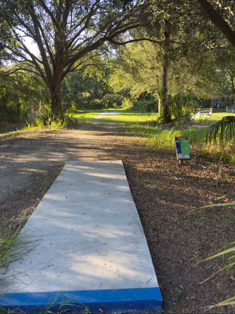 Long/blue tee pad 