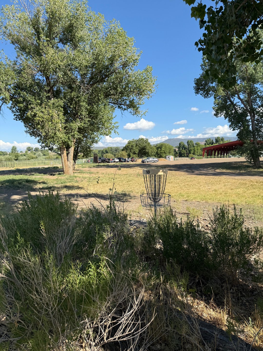 The short basket of hole 18.