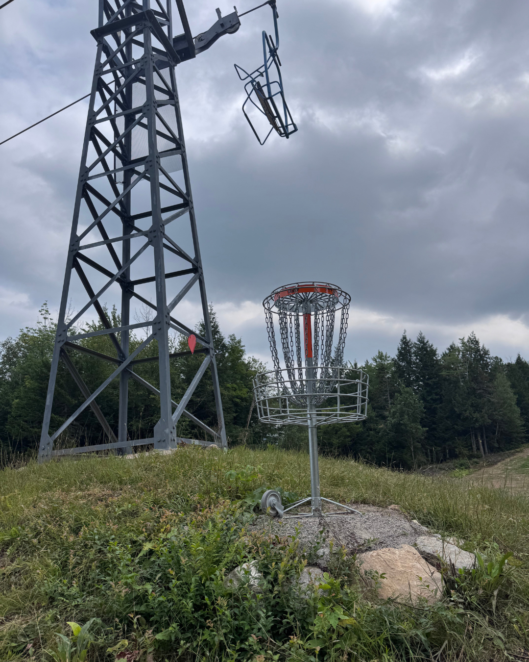 Hole 1 basket
