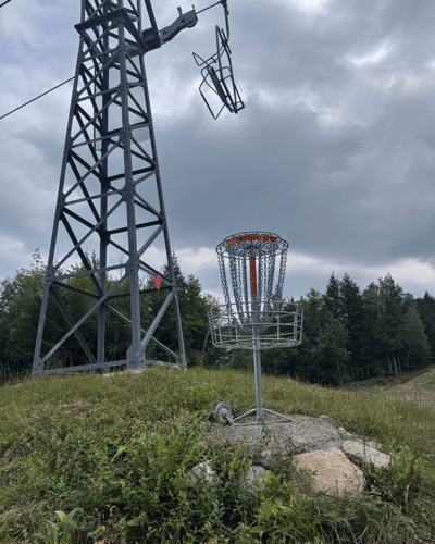 Hole 1 basket