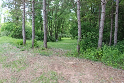 Green of hole 1. Shorter of two pin placements.