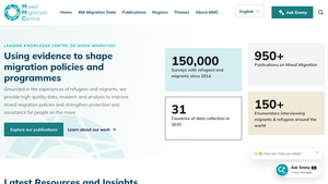 Mixed Migration Centre screenshot