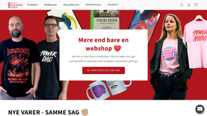 Online store screenshot