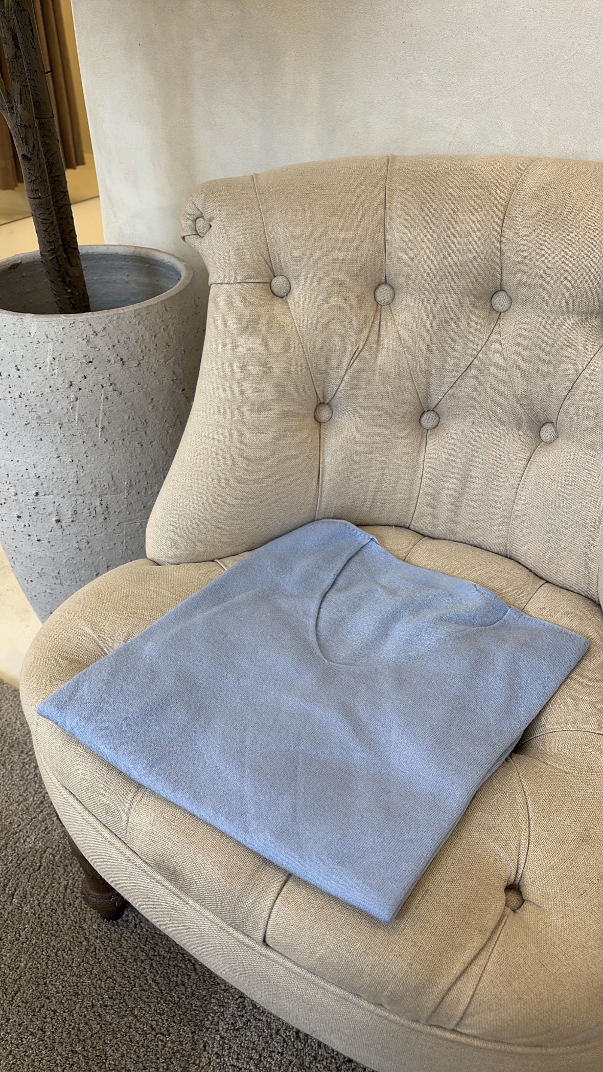 Pulls col V toucher cachemire — vue 6
