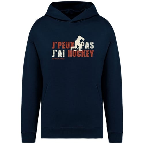 J'peux pas, j'ai hockey - Sweat à capuche oversize