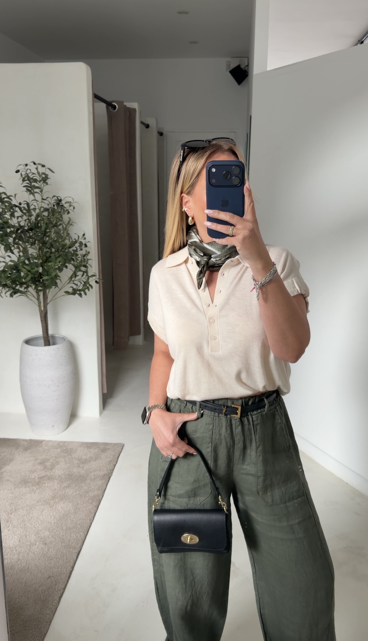 Polo léger beige — vue 2